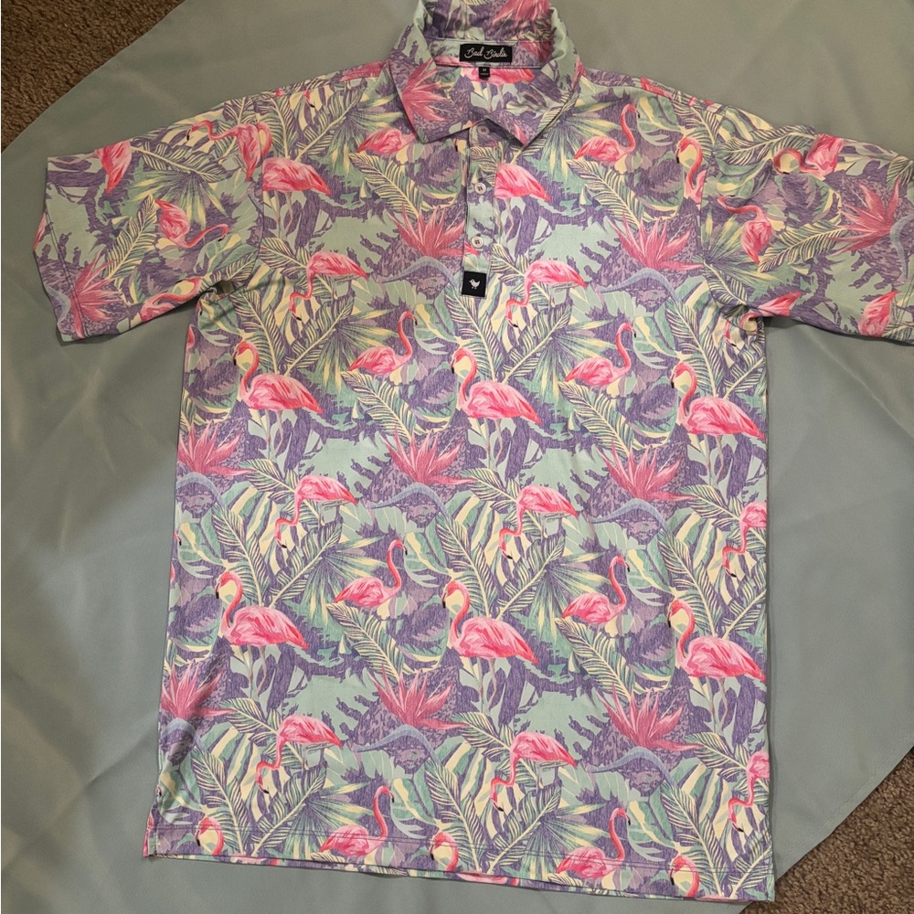 Bad Birdie polo  medium